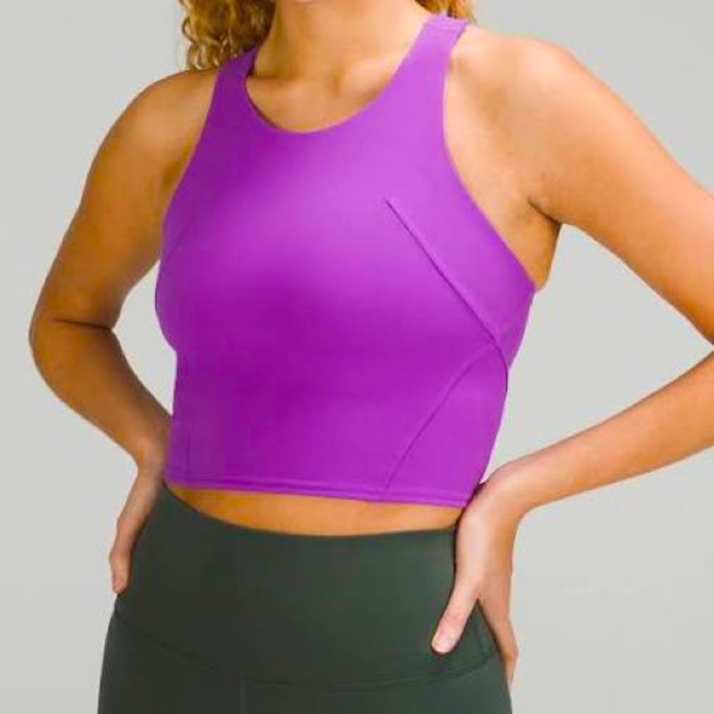 Lululemon Invigorate Moonlight Magenta bra size 8